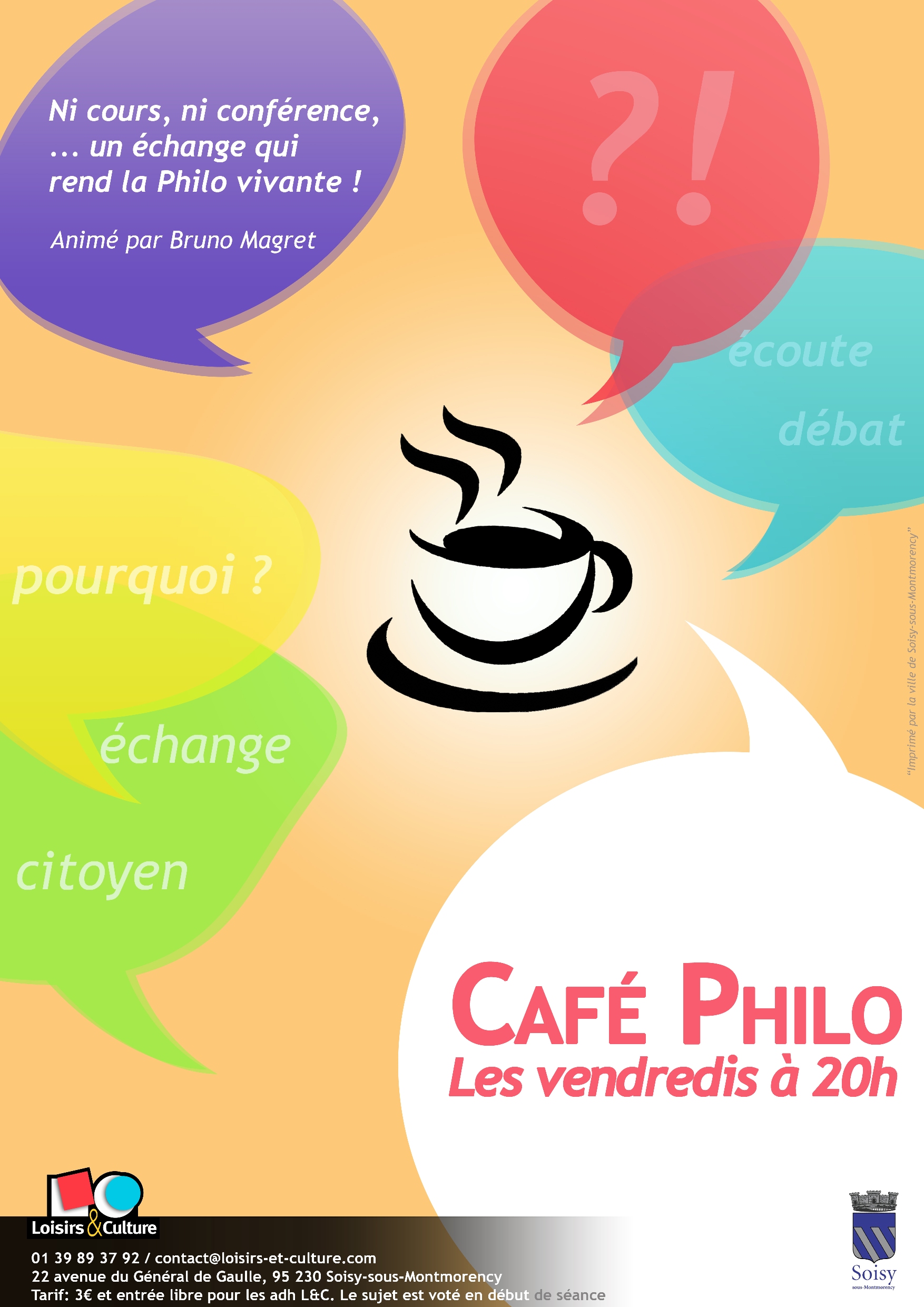 CAFE PHILO à SOISY