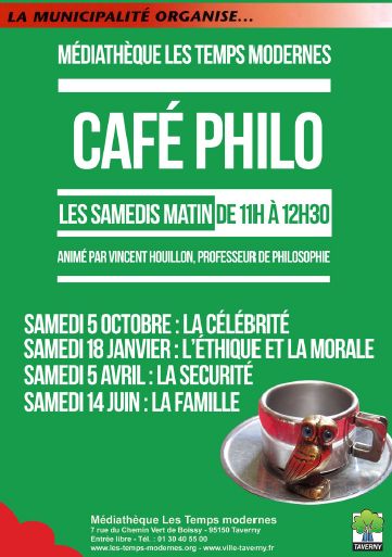 CAFE PHILO à TAVERNY