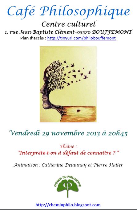 cafe philo du Chemin du Philosophe