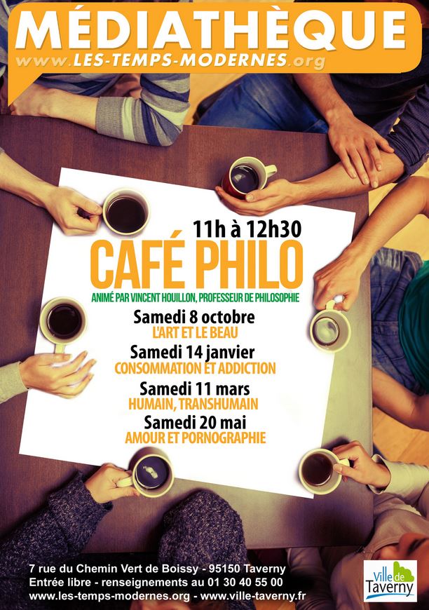 CAFE PHILO MEDIATHEQUE TAVERNY