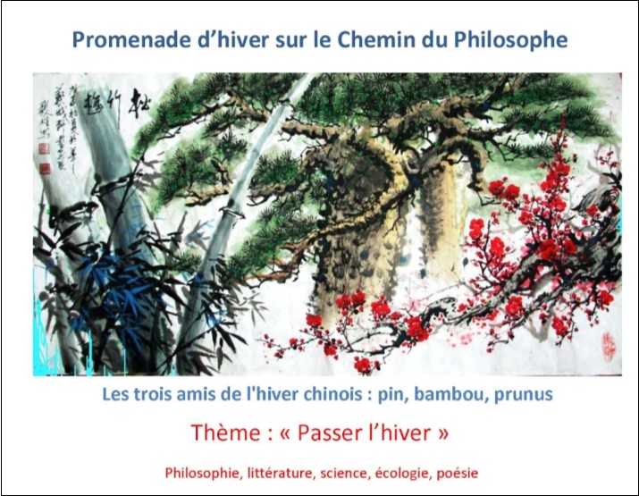 PROMENADE D'HIVER SUR LE CHEMIN DU PHILOSOPHE