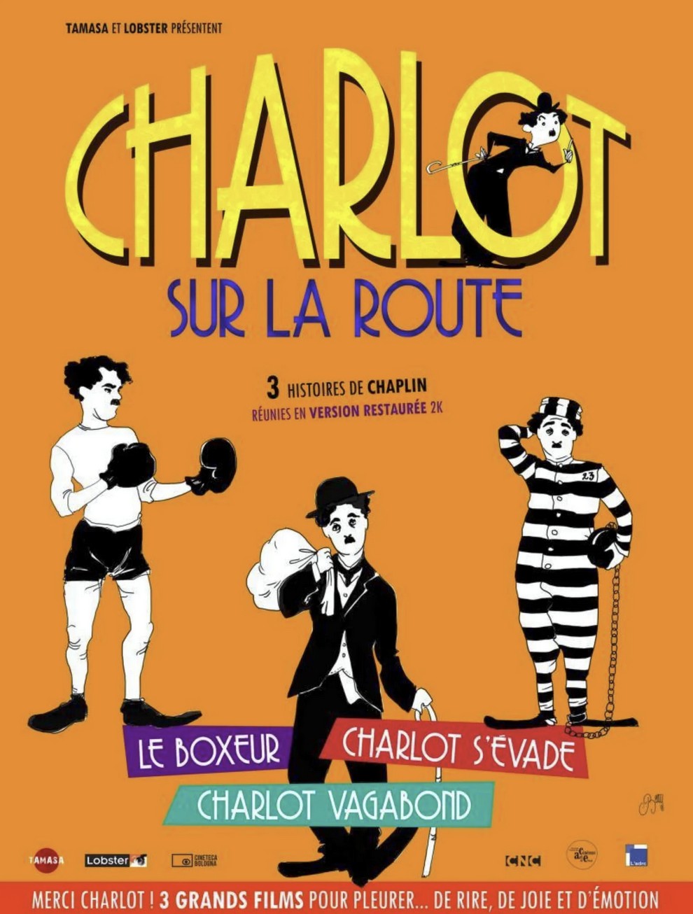 Charlot sur la route