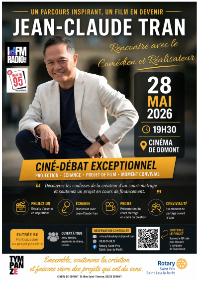 CINE-DEBAT avec Jean-Claude Tran - Domont