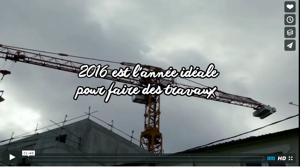 les travaux aux Toiles