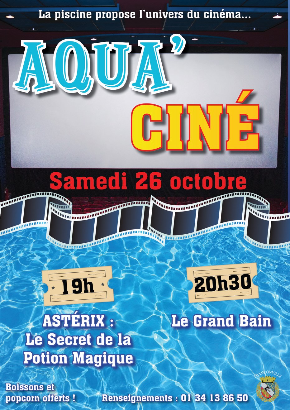 AQUA CINE à Franconville le 26 octobre 2019