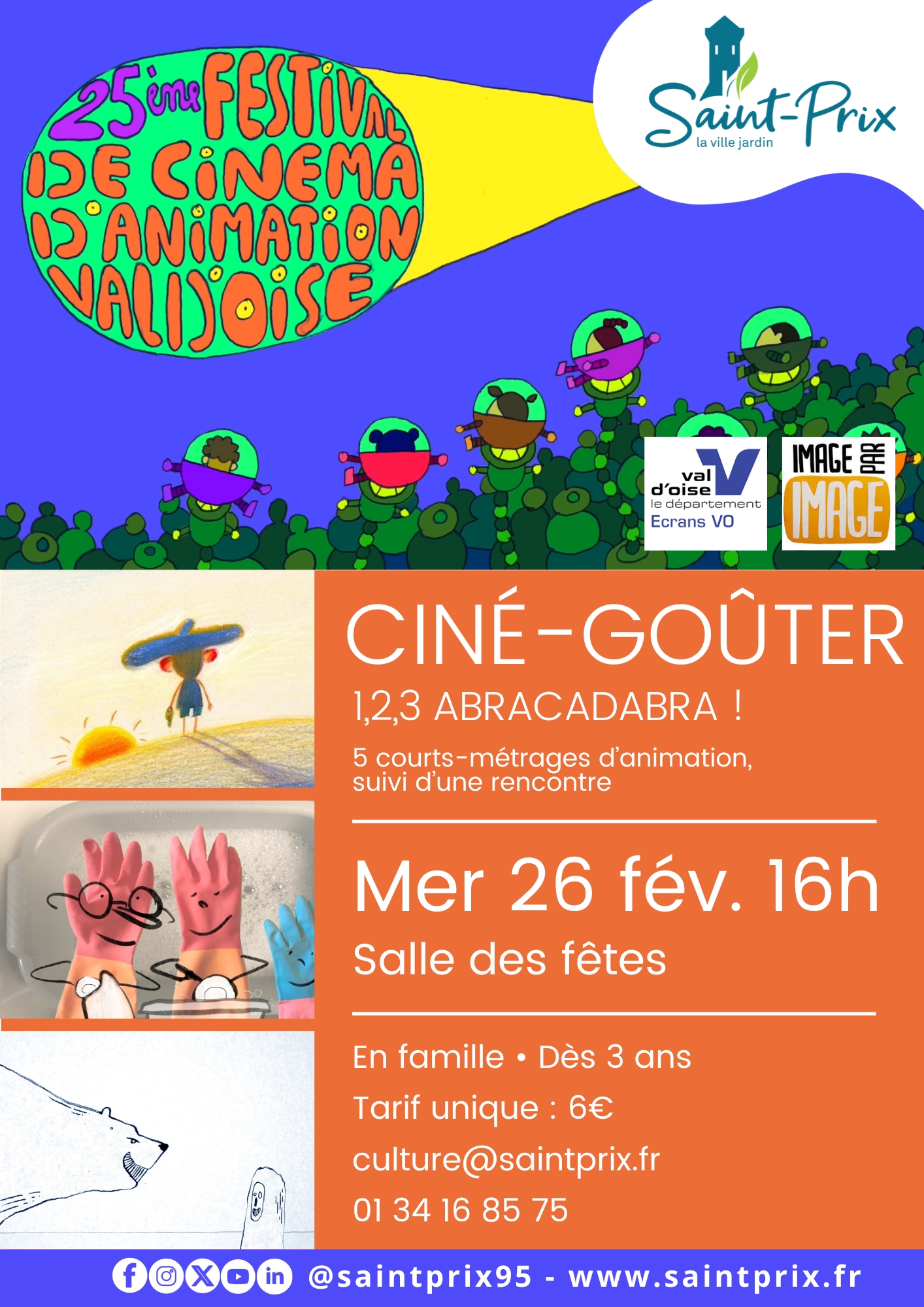 Ciné-goûter Saint-Prix - 26 février 2025