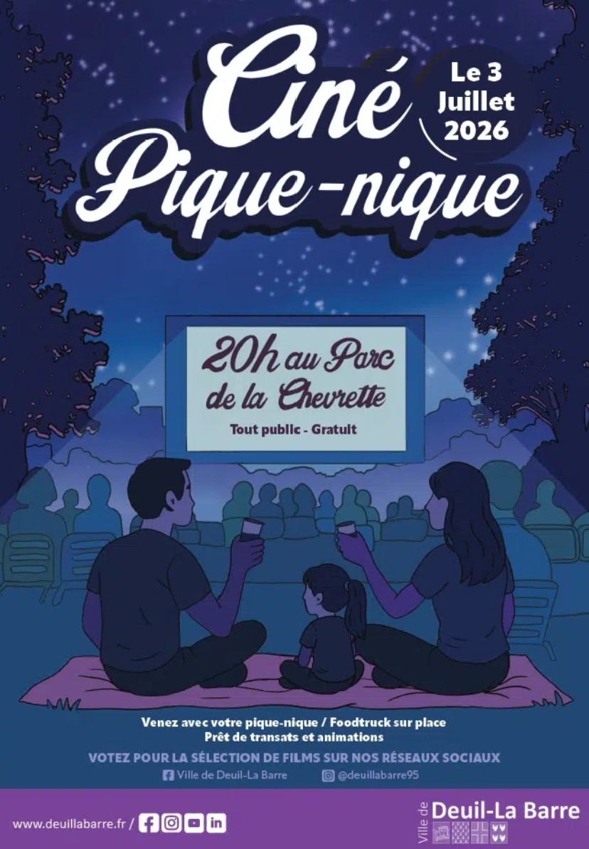 Cin&eacute; Pique-nique Deuil-La Barre - 3 juillet 2026
