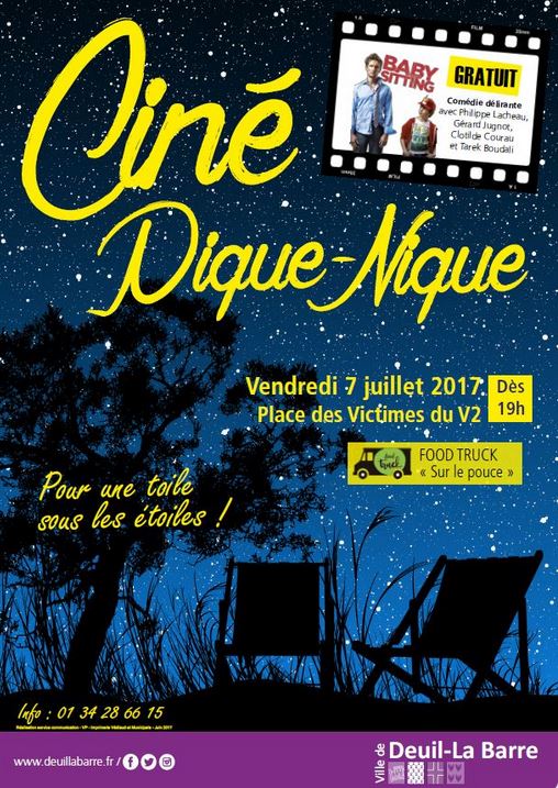 CINE PIQUE-NIQUE à DEUIL LA BARRE