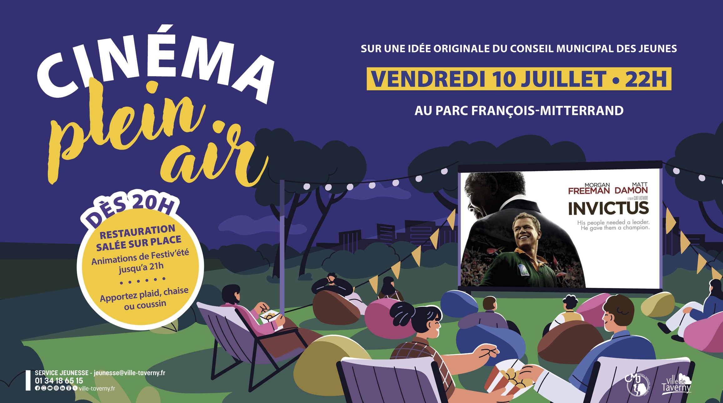 Cin&eacute; plein air - Taverny - Invictus - 2026