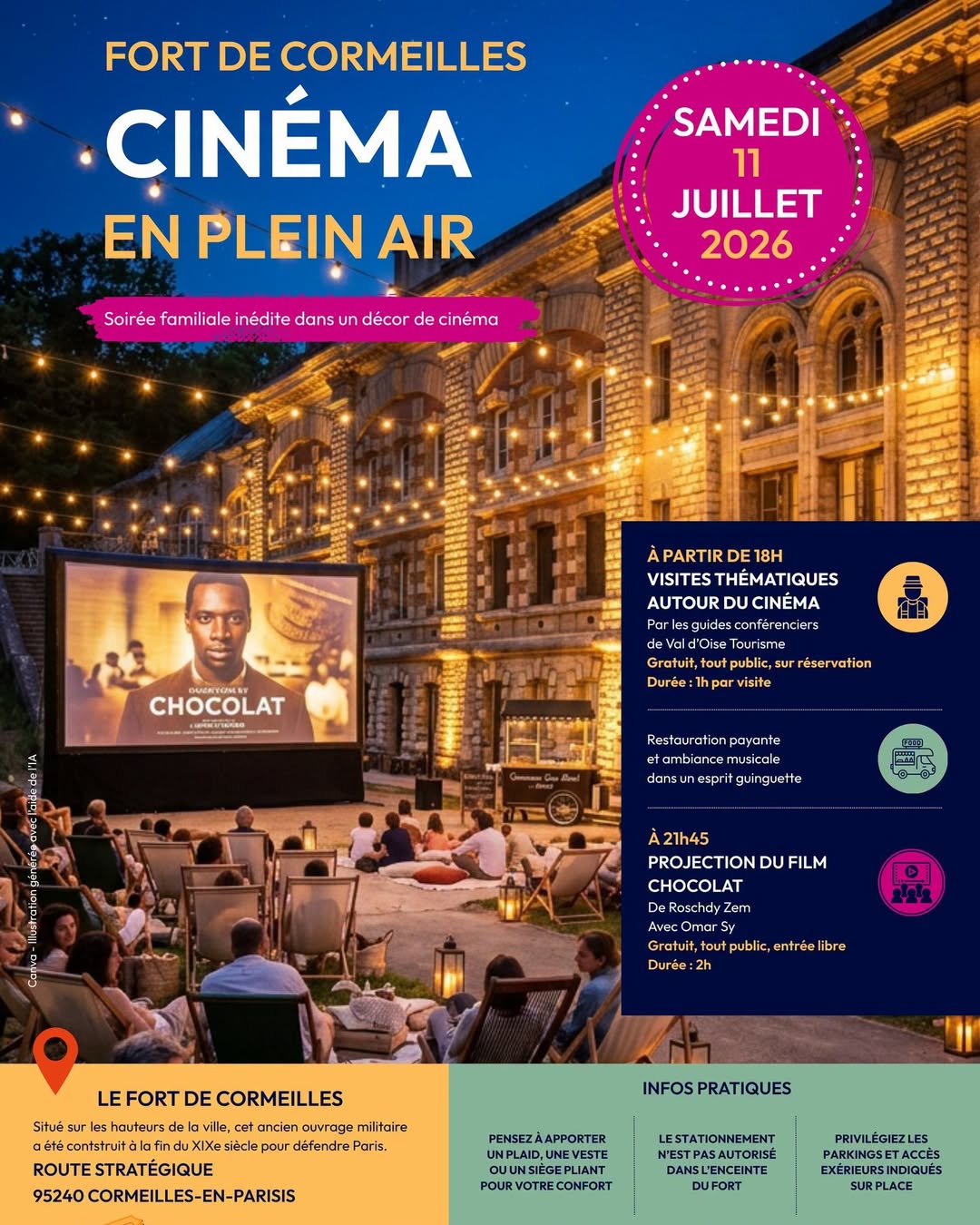 Cin&eacute;ma - Fort de Cormeilles-en-Parisis - Chocolat