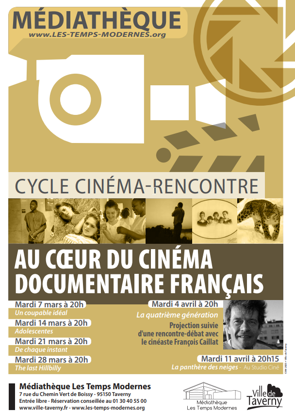 Cycle ciné-rencontre films documentaires