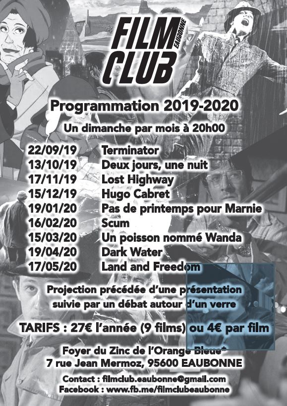 Programme 2019-2020 du Film Club d'Eaubonne