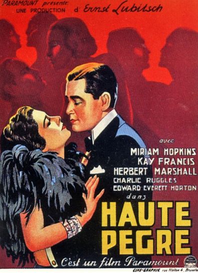 HAUTE PEGRE de Ernst Lubitsch