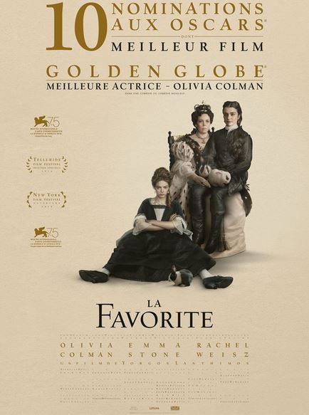 LA FAVORITE de Yórgos Lánthimos 