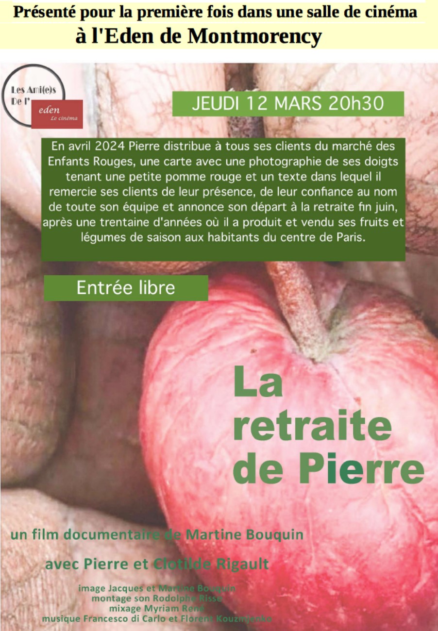 FILM La retraite de Pierre