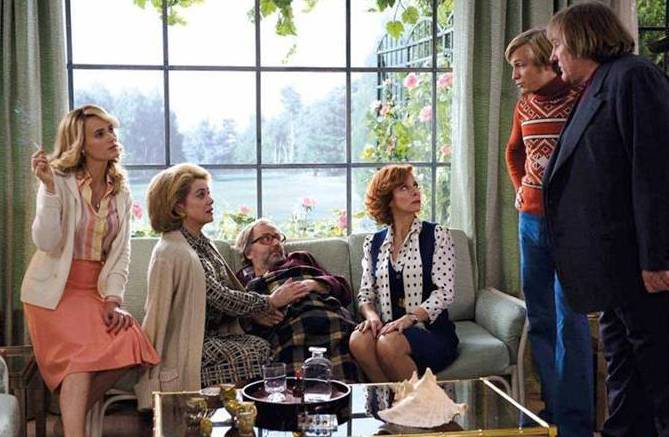 Judith Godrèche, Catherine Deneuve, Fabrice Luchini, Karine Viard, Jérémie Rénier et Gérard Depardieu