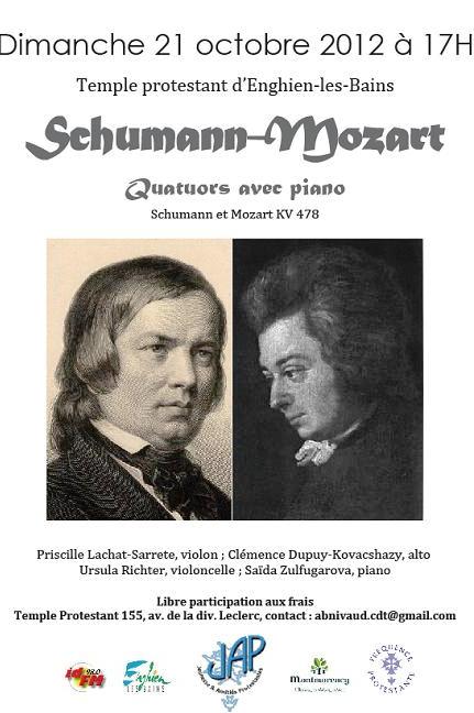 schumann mozart  21 octobre 2012 temple enghien