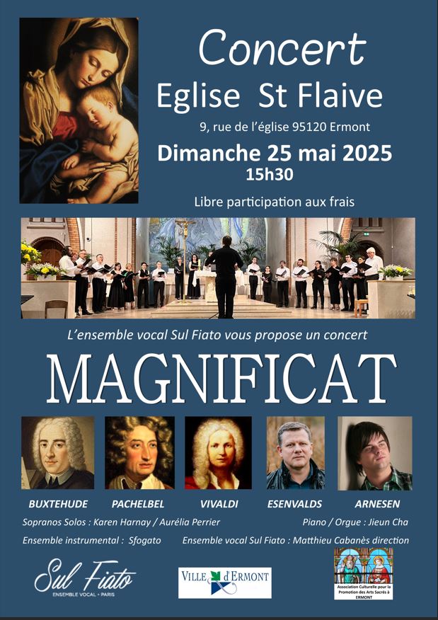 Concert ACPASE - Magnificat - Ensemble vocal Sul Fiato