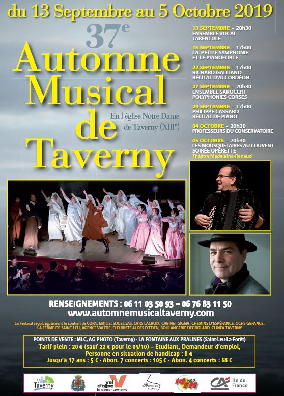 Automne Musical de Taverny 2019