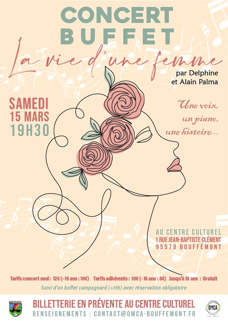 Concert Buffet La vie d'une femme - Bouffémont