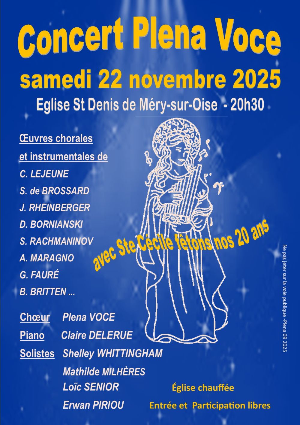 Concert Plena Voce - 22 novembre 2025