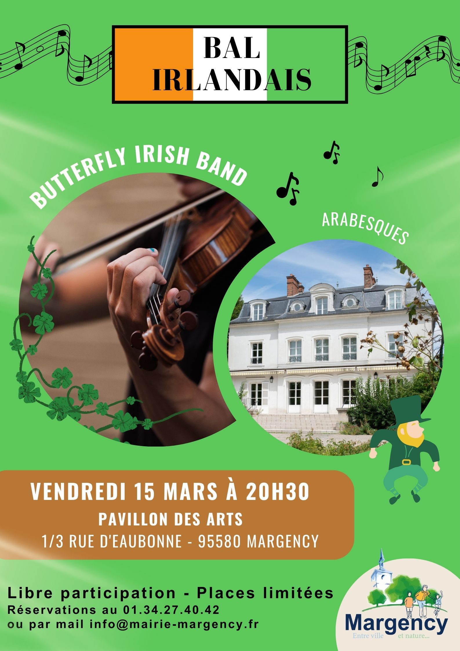 Bal irlandais à Margency le 15 mars 2024