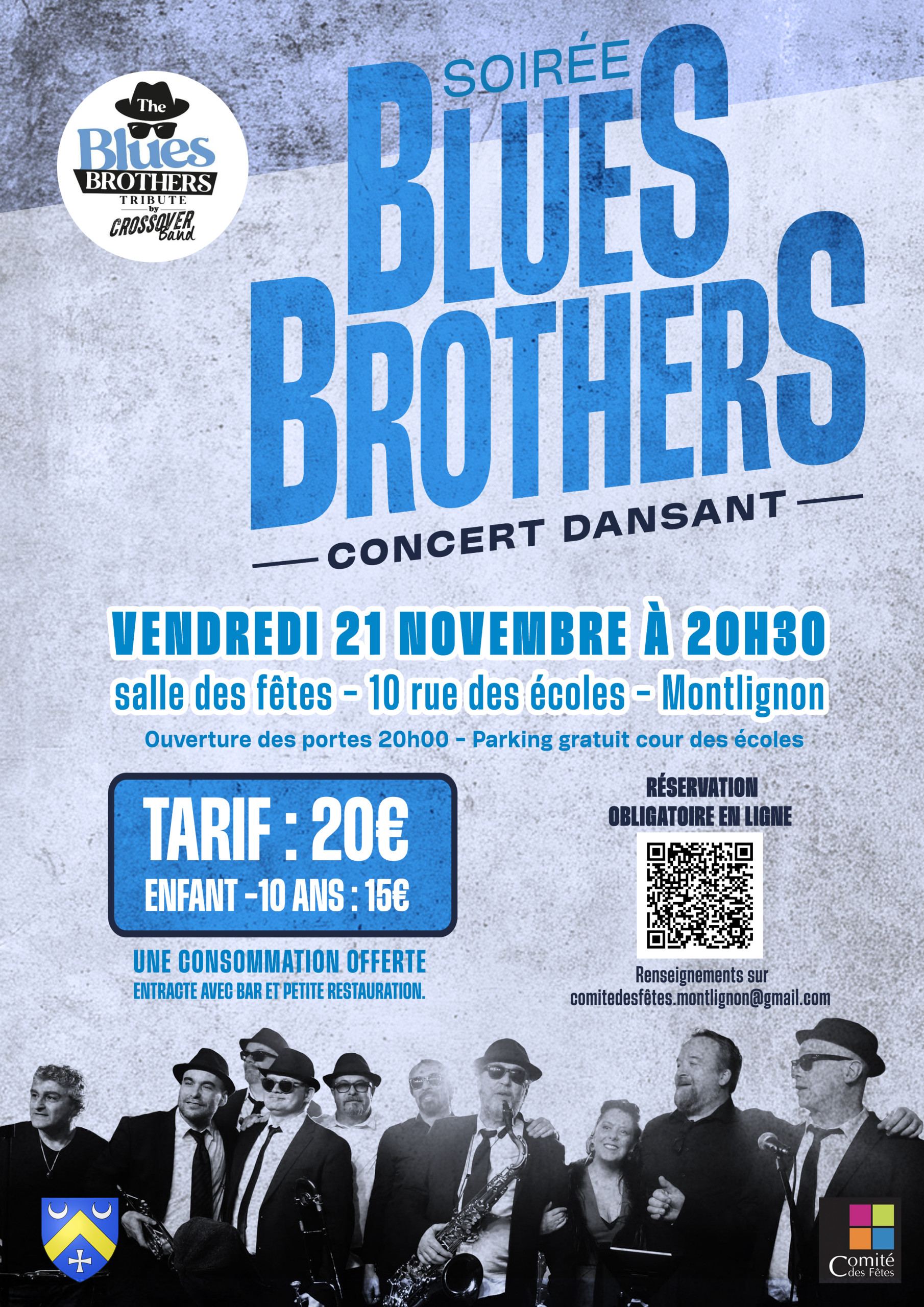 Soirée Blues Brothers à Montlignon