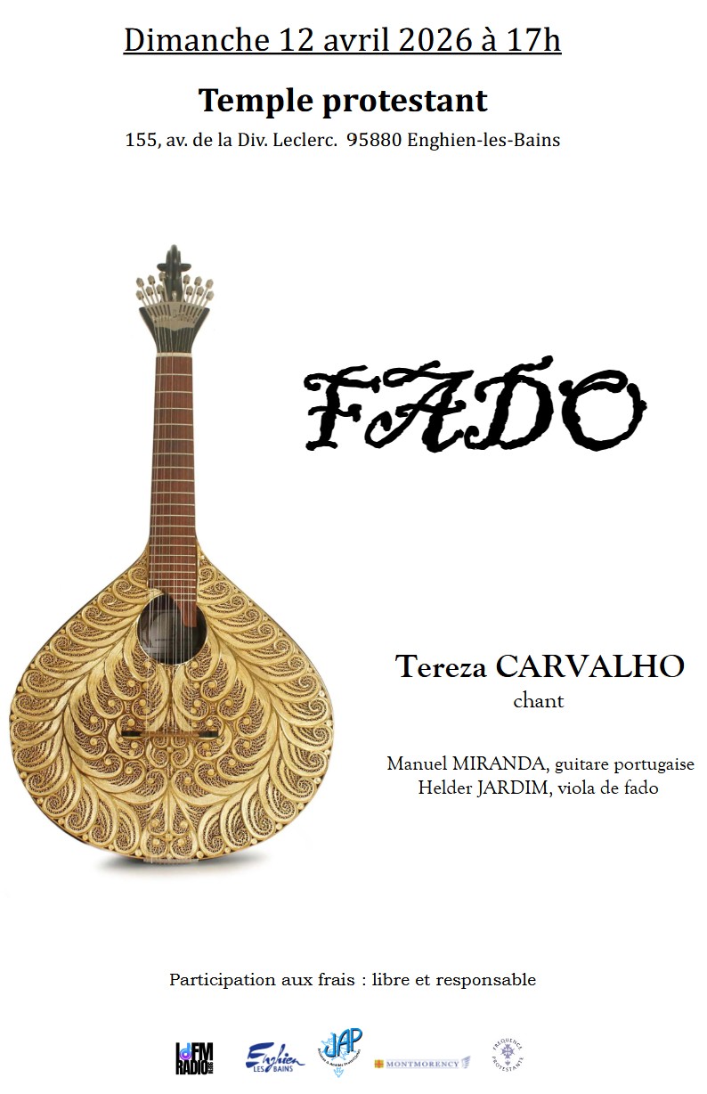 Concert du Temple 12 avril 2026 - Fado