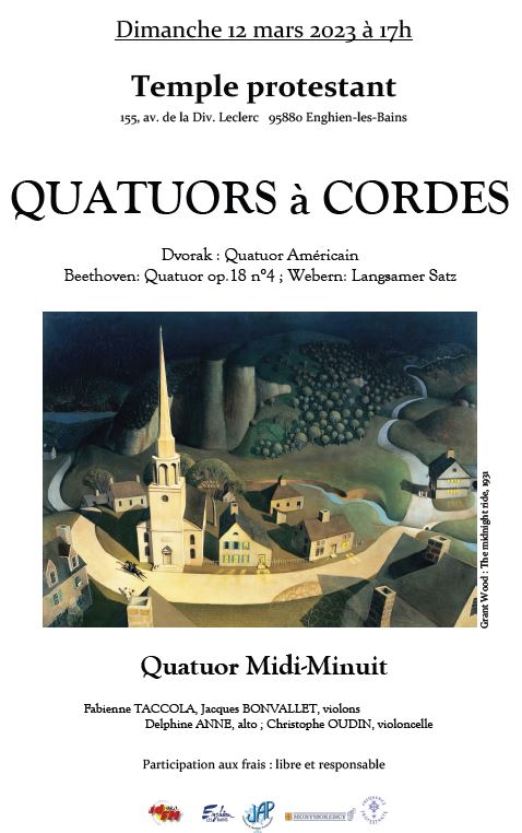 Concert du Temple 12 mars 2023