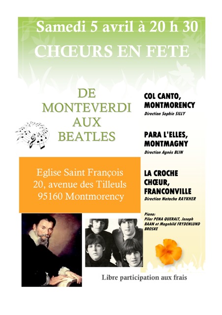 CHOEUR EN FETE MONTMORENCY