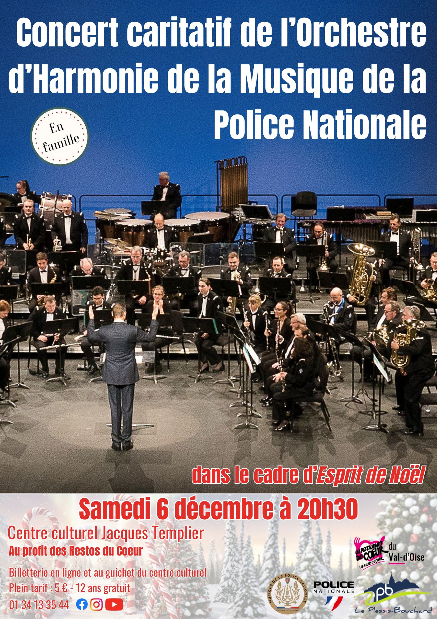 Concert Orchestre d'Harmonie de la Musique de la Police Nationale
