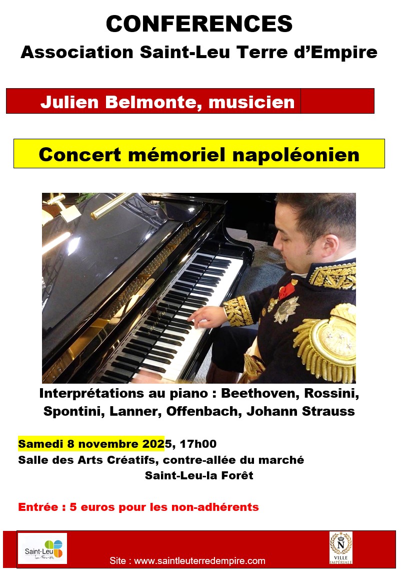 Concert mémoriel napoléonien - Saint-Leu-la-Forêt Concert mémoriel napoléonien - Saint-Leu-la-Forêt