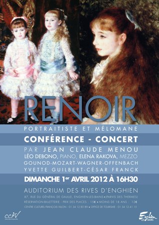 conférence concert sur Renoir
