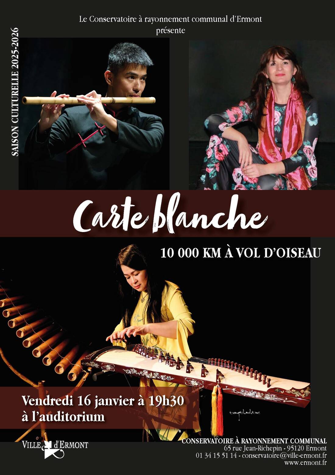 Carte blanche 10 000 km &agrave; vol d'oiseau