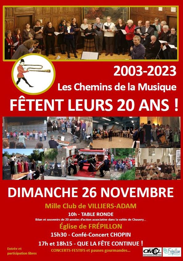 Les Chemins de la Musique fêtent leurs 20 ans