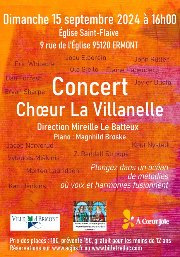 Choeur de la Villanelle - Ermont - 15 septembre 2024