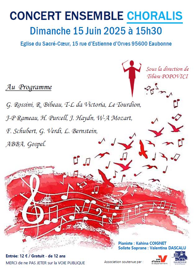 Concert de Choralis - 15 juin 2025