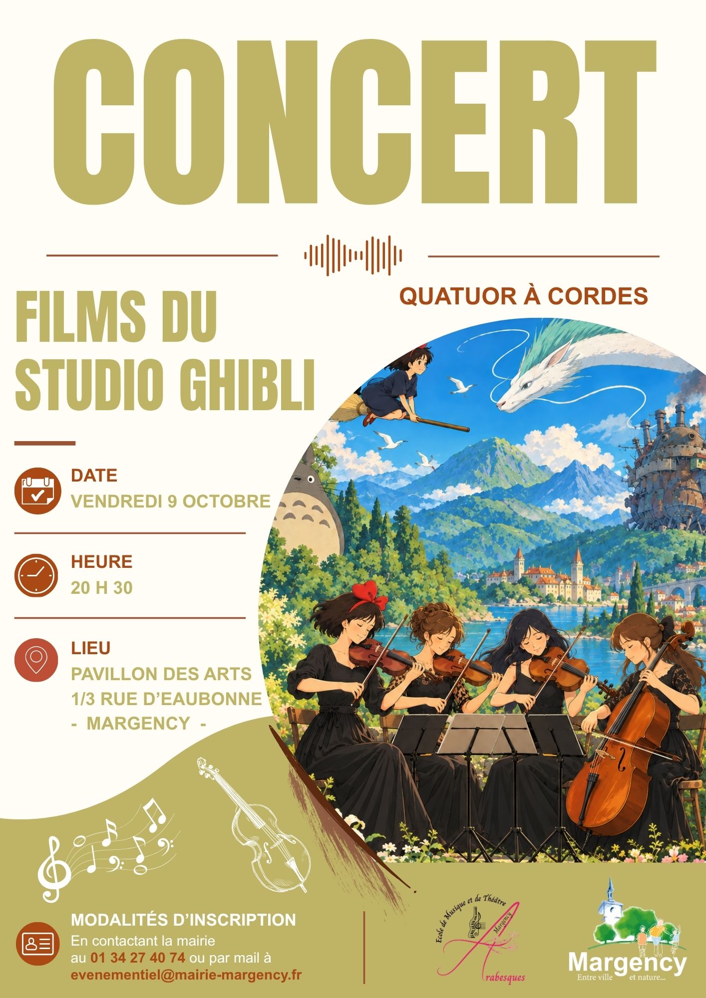 CONCERT Films du studio Ghibli