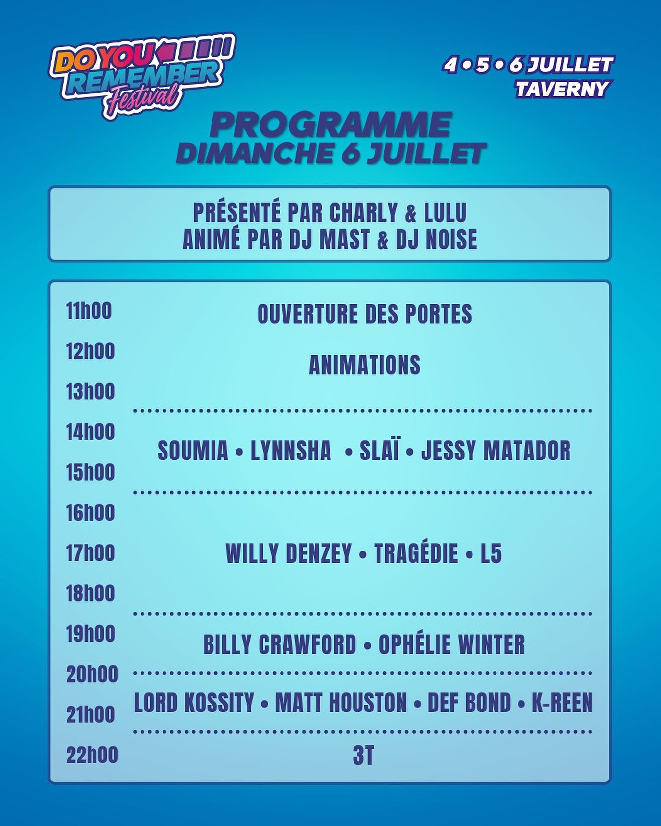 DYR Festival - Taverny 2025 - Dimanche 6 juillet