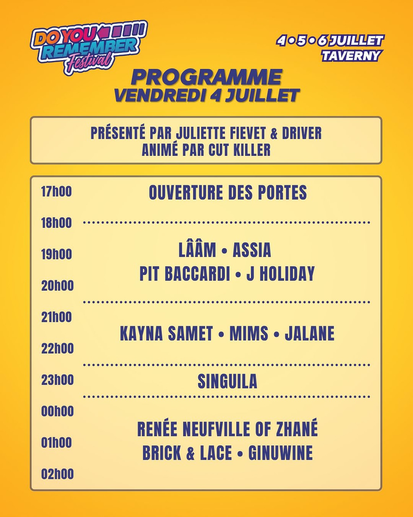 DYR Festival - Taverny 2025 - Vendredi 4 juillet