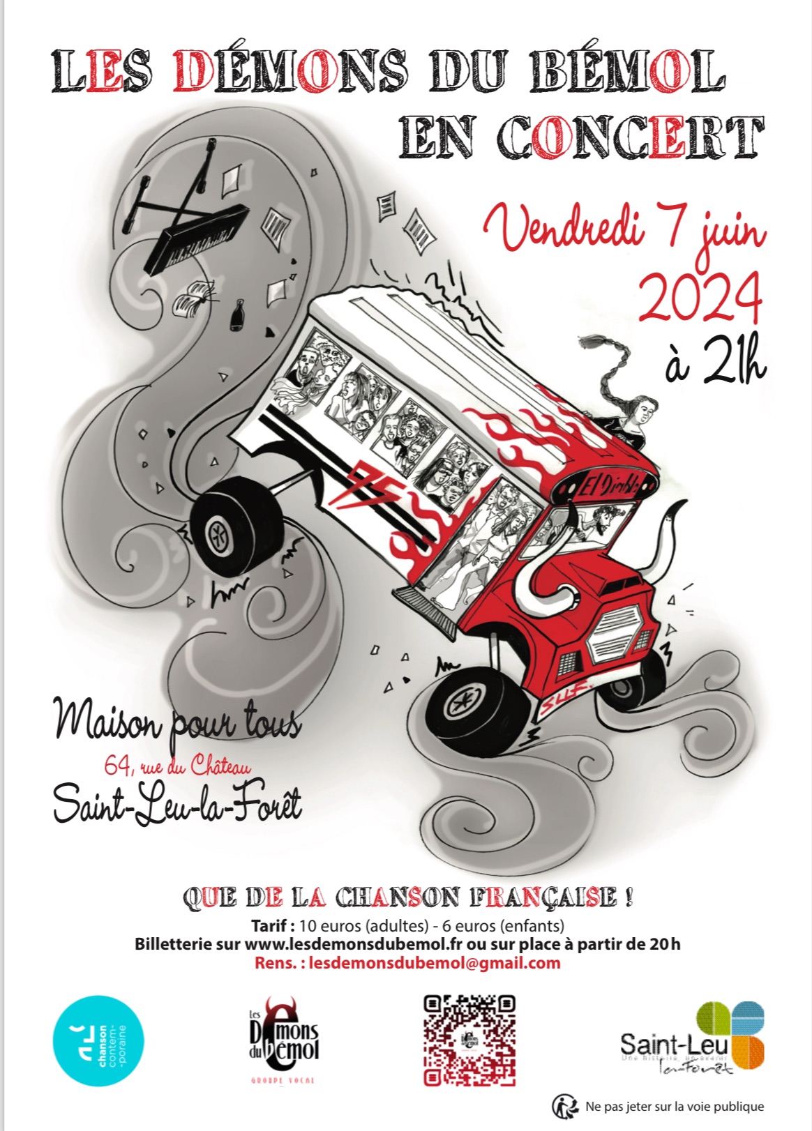 Démons du bémol - concert du 7 juin 2024