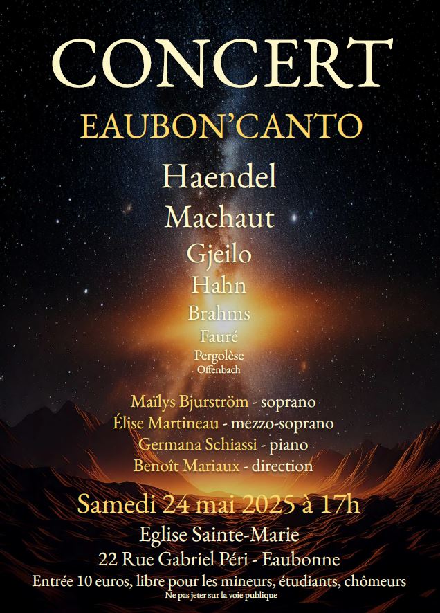 Concert Eaubon' Canto - 24 mai 2025