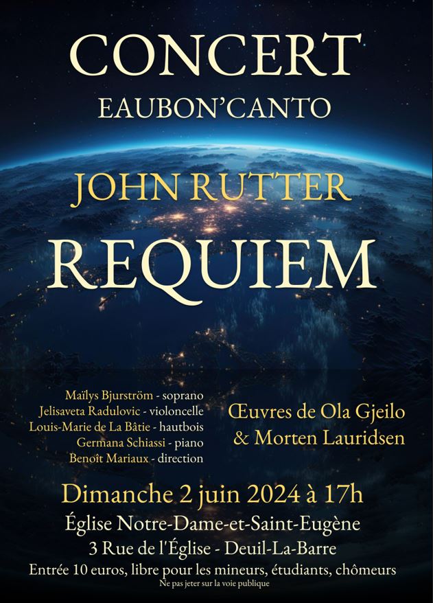 Concert Eaubon Canto - 2 juin 2024