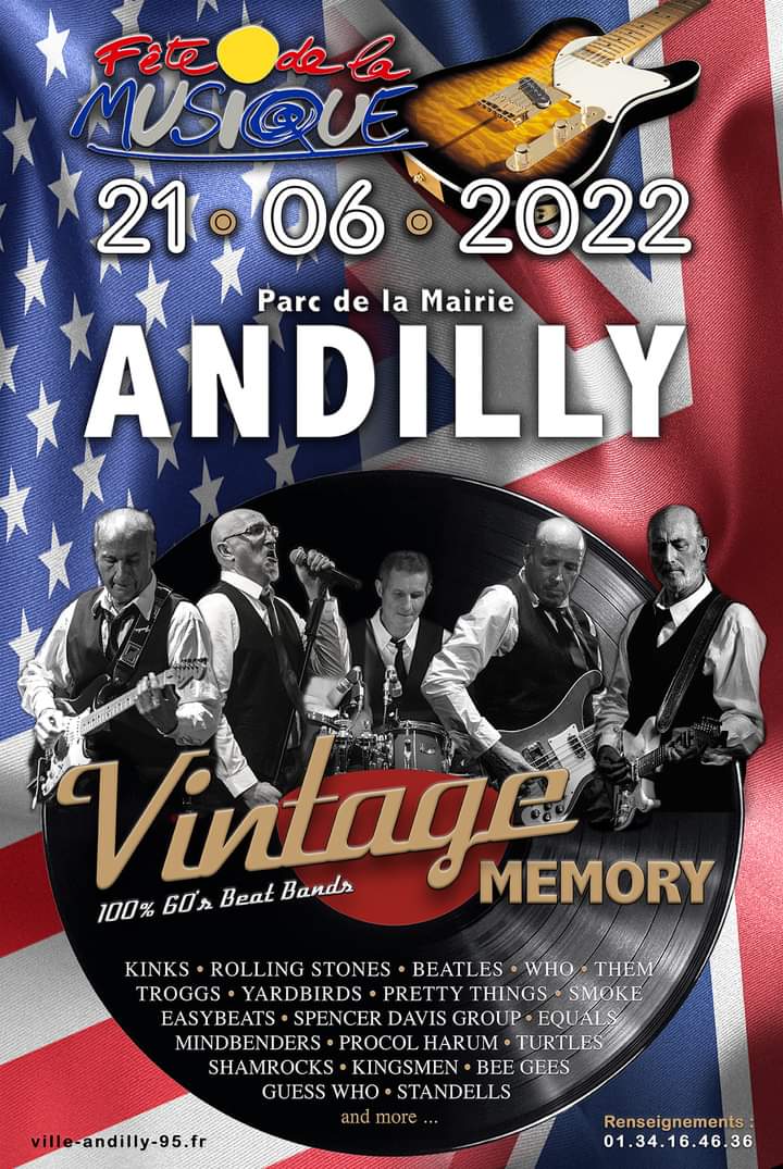 Féte de la musique 2022 - Vintage Memory