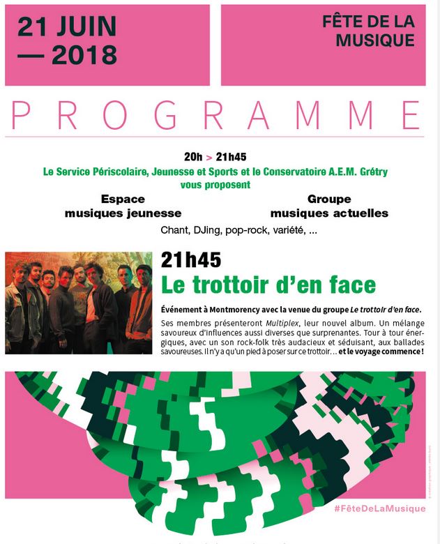 Fête de la musique 2018 à Montmorency