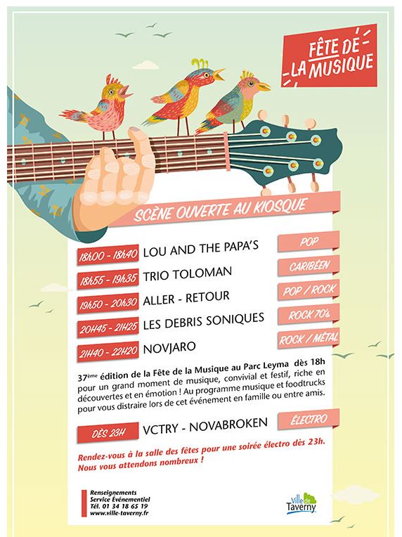 Fête de la musique 2018 à Taverny