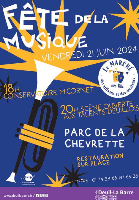 Fête de la Musique 2024 - Deuil-la-Barre