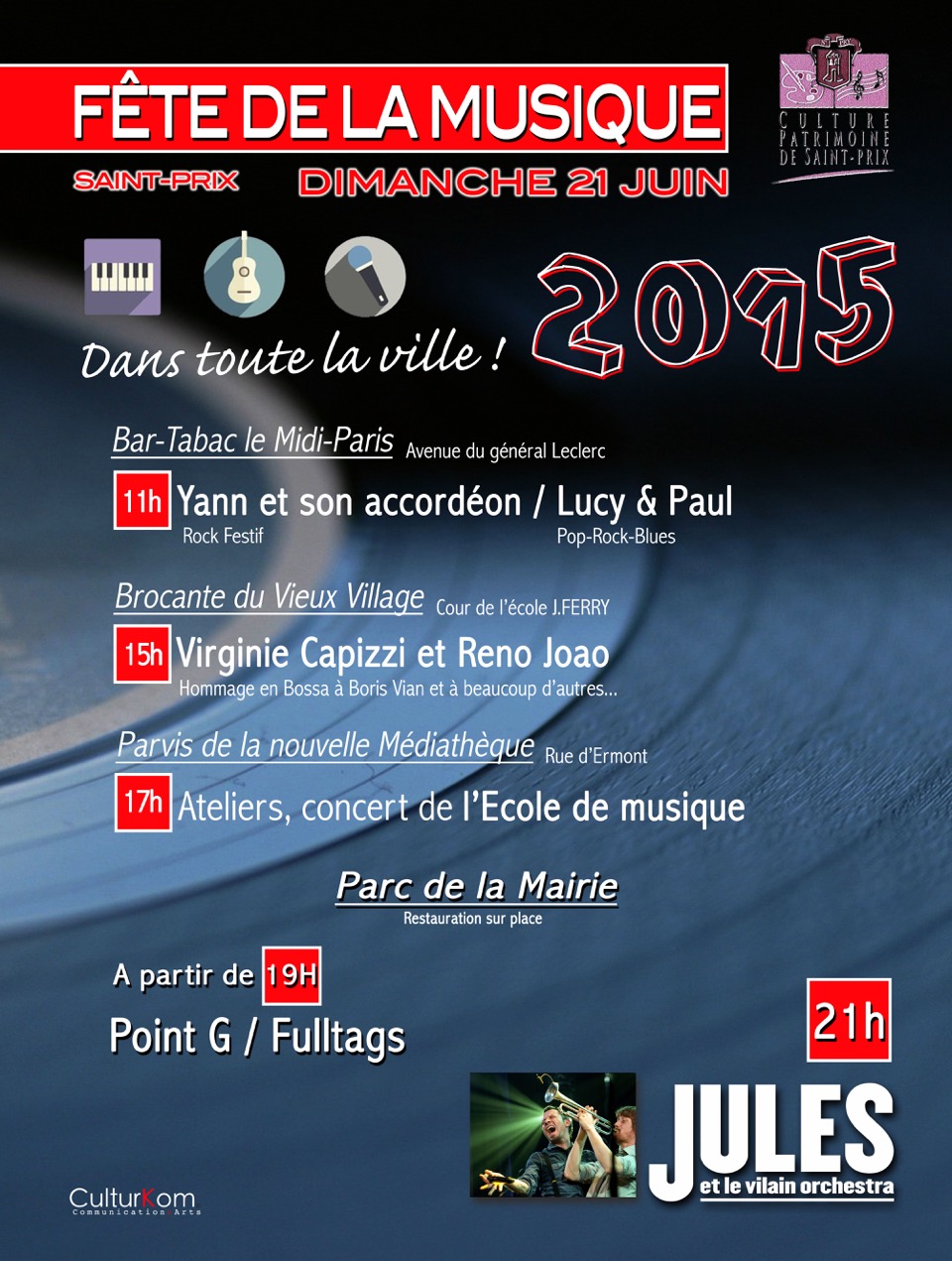 FETE DE LA MUSIIQUE SAINT-PRIX 2015