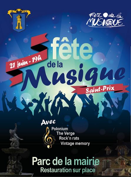 FETE DE LA MUSIQUE à SAINT-PRIX 2017