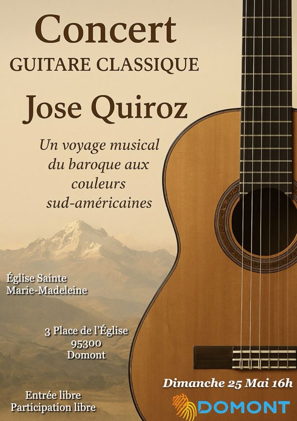 Concert guitare classique - José Quiroz